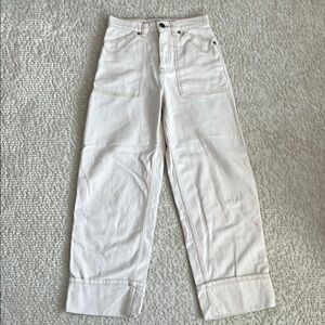 BDG White Ankle Cropped Jeans